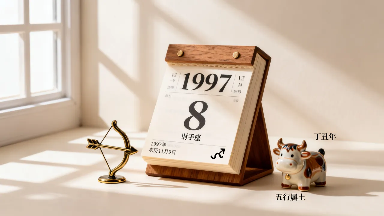 1997年农历11月9日是什么星座,属牛五行命运详解 1997年农历11月9日是什么星座,属牛五行命运详解