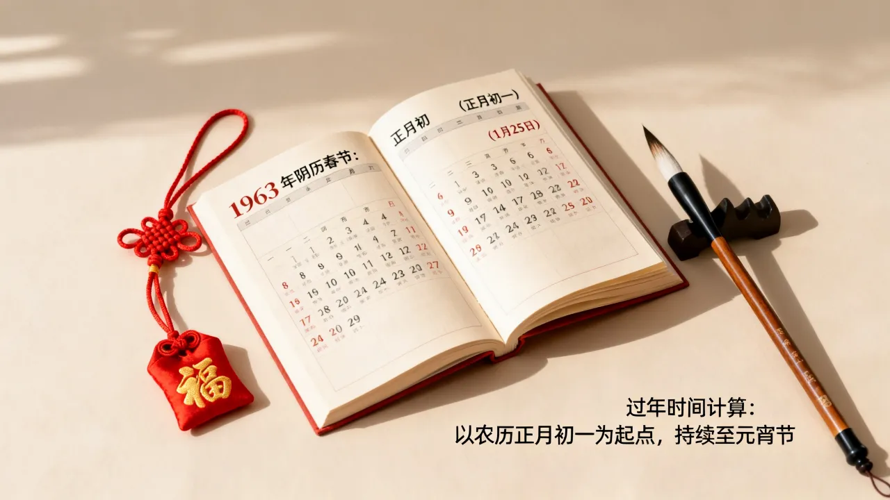 1963年阴历春节是哪一天,过年时间怎么算? 1963年阴历春节是哪一天,过年时间怎么算?