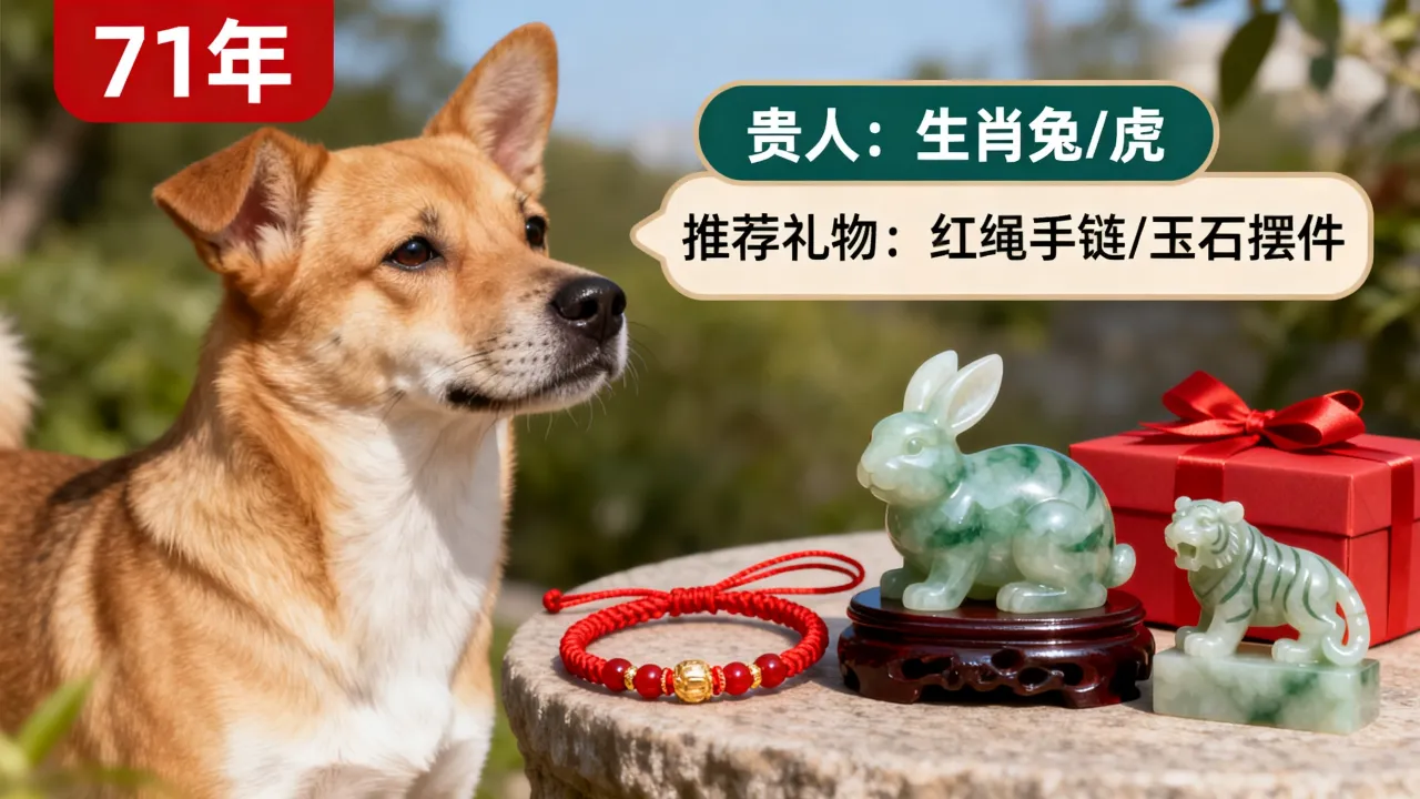 71属狗的这几天的贵人是谁？送属狗人的礼物该选什么？