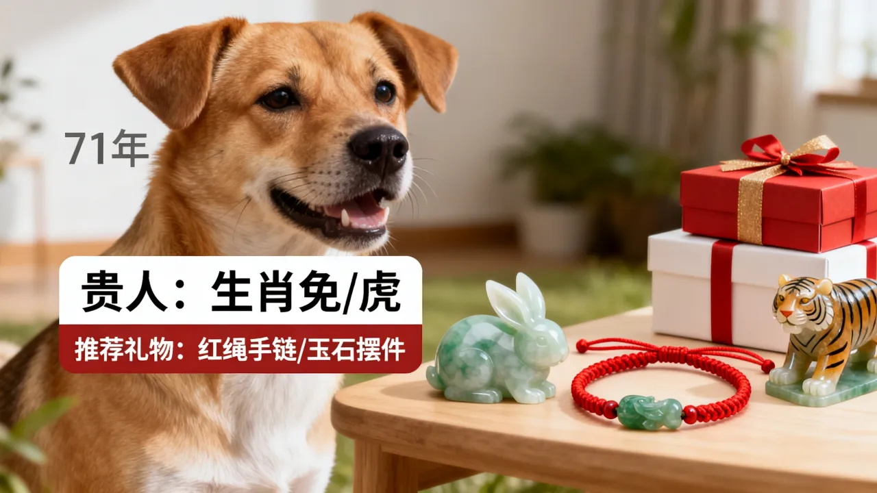 71属狗的这几天的贵人是谁？送属狗人的礼物该选什么？