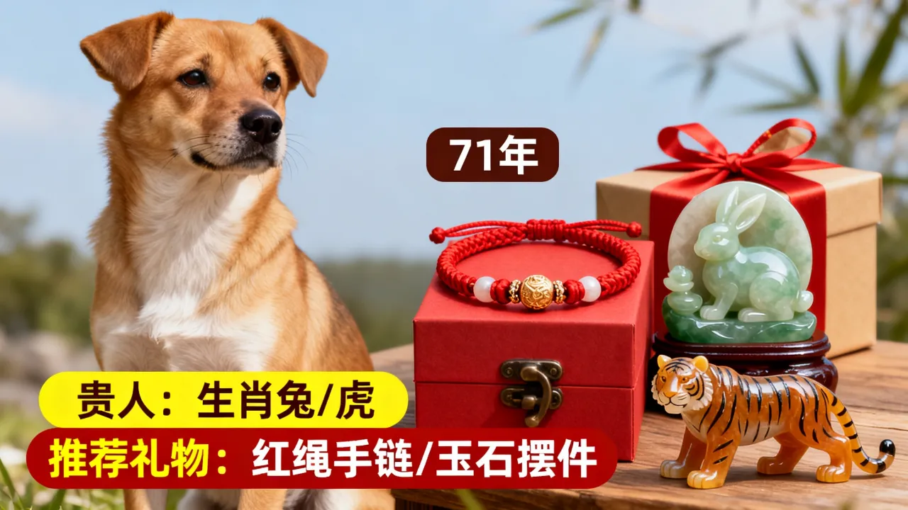 71属狗的这几天的贵人是谁？送属狗人的礼物该选什么？
