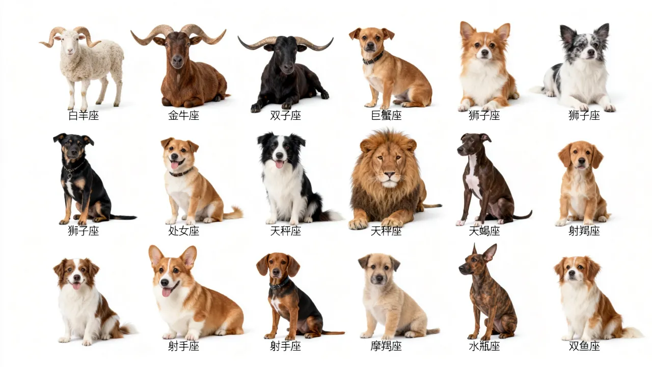 十二星座专属狗狗图片有哪些?你的星座守护犬是什么? 十二星座专属狗狗图片有哪些?你的星座守护犬是什么?