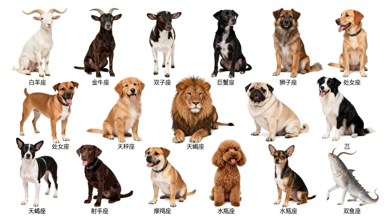 十二星座专属狗狗图片有哪些?你的星座守护犬是什么? 十二星座专属狗狗图片有哪些?你的星座守护犬是什么?
