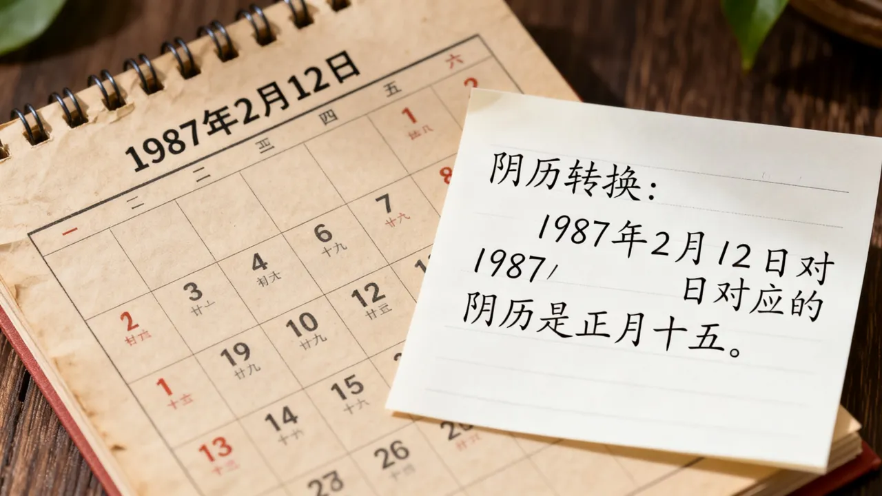 1987年2月12日阴历是几月几号?农历阴历转换查询 1987年2月12日阴历是几月几号?农历阴历转换查询