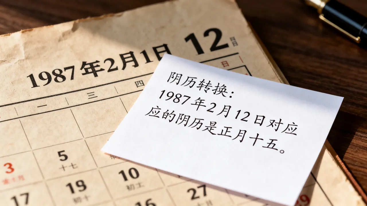 1987年2月12日阴历是几月几号?农历阴历转换查询 1987年2月12日阴历是几月几号?农历阴历转换查询