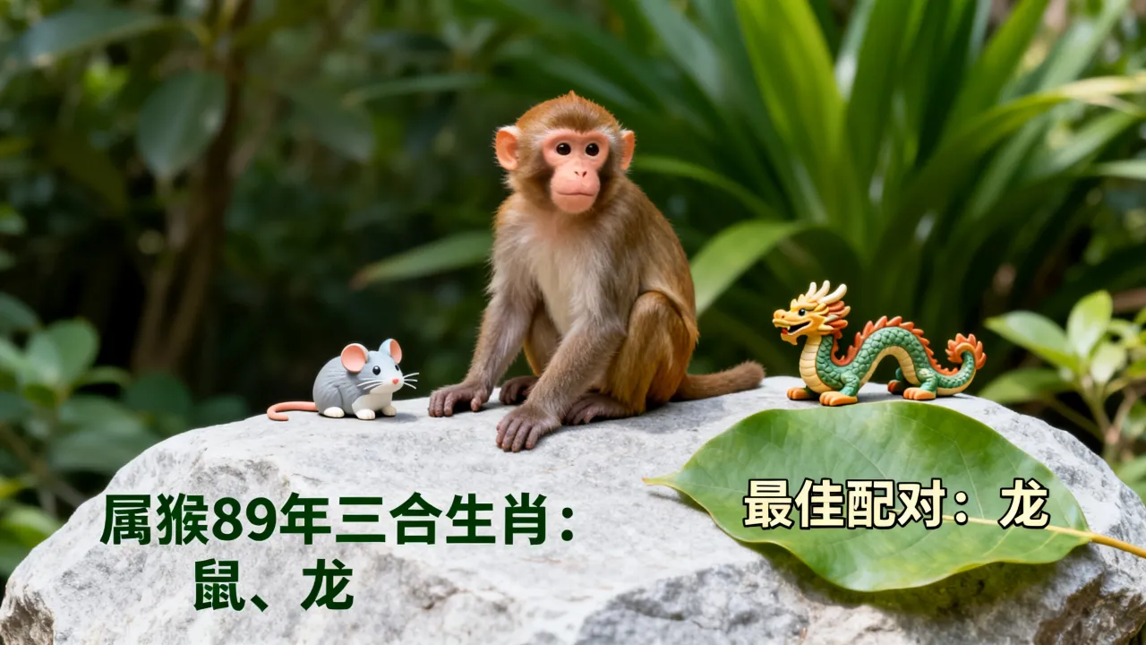 属猴89年三合生肖是什么,猴的生肖配对最佳 属猴89年三合生肖是什么,猴的生肖配对最佳