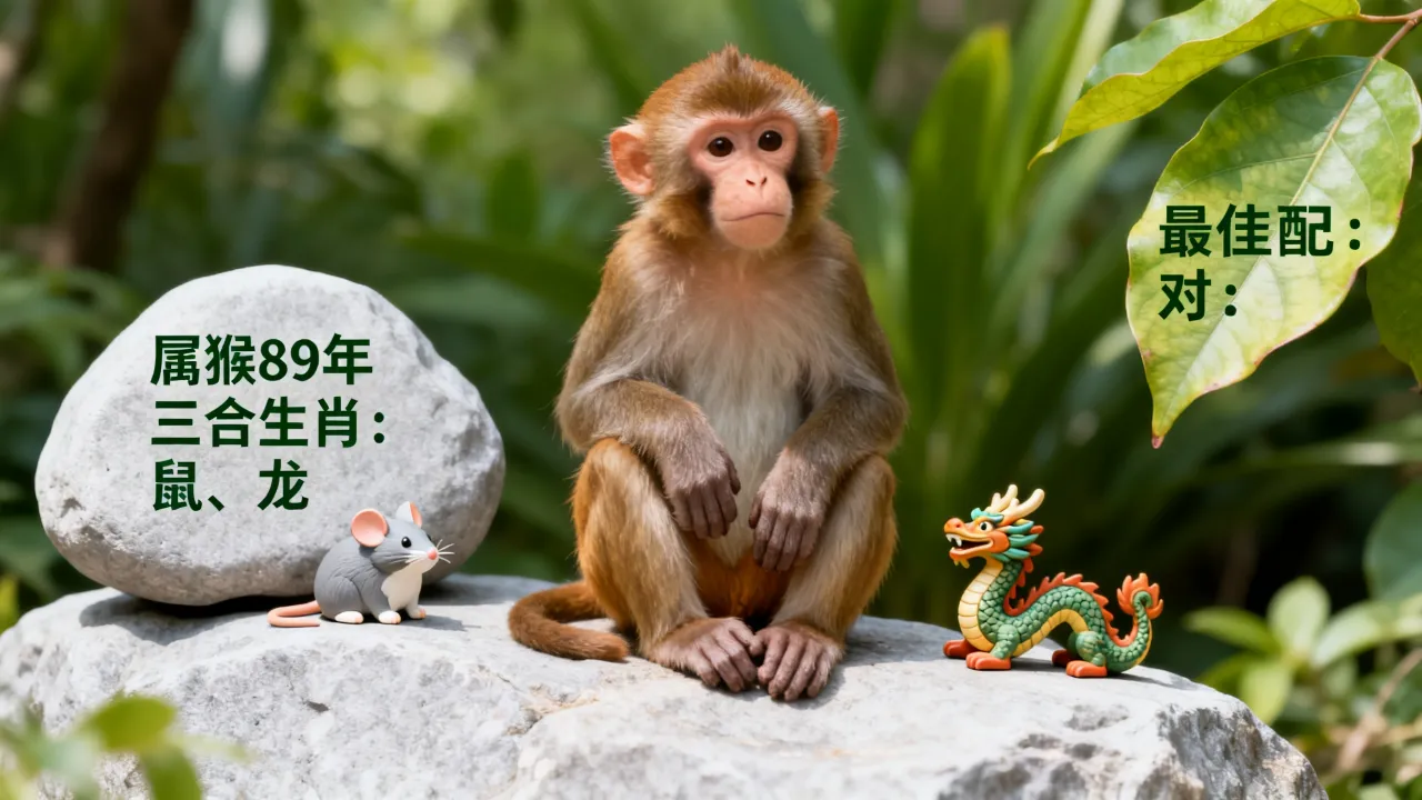属猴89年三合生肖是什么,猴的生肖配对最佳 属猴89年三合生肖是什么,猴的生肖配对最佳