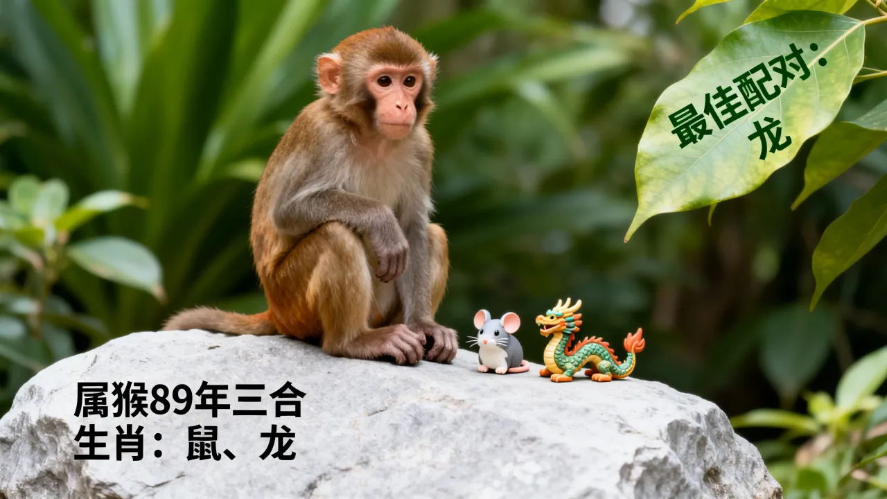 属猴89年三合生肖是什么,猴的生肖配对最佳 属猴89年三合生肖是什么,猴的生肖配对最佳