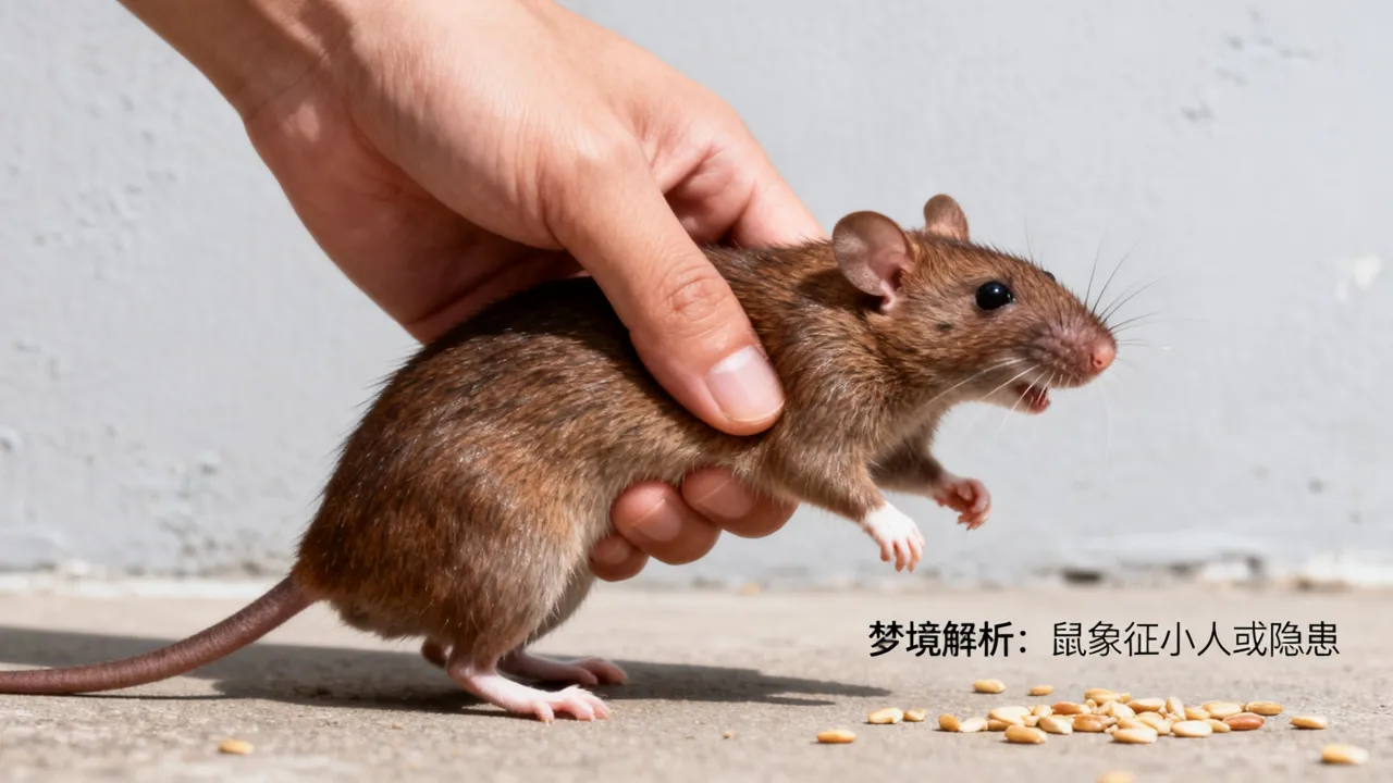梦到捉鼠是什么预兆，梦见抓老鼠预示着什么？