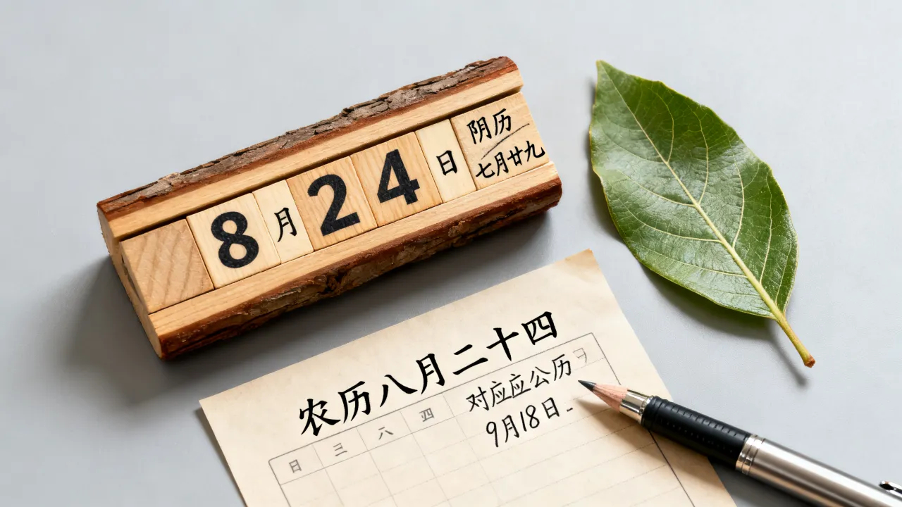 8月24日阴历是几月几号,农历八月二十四对应公历哪天? 8月24日阴历是几月几号,农历八月二十四对应公历哪天?