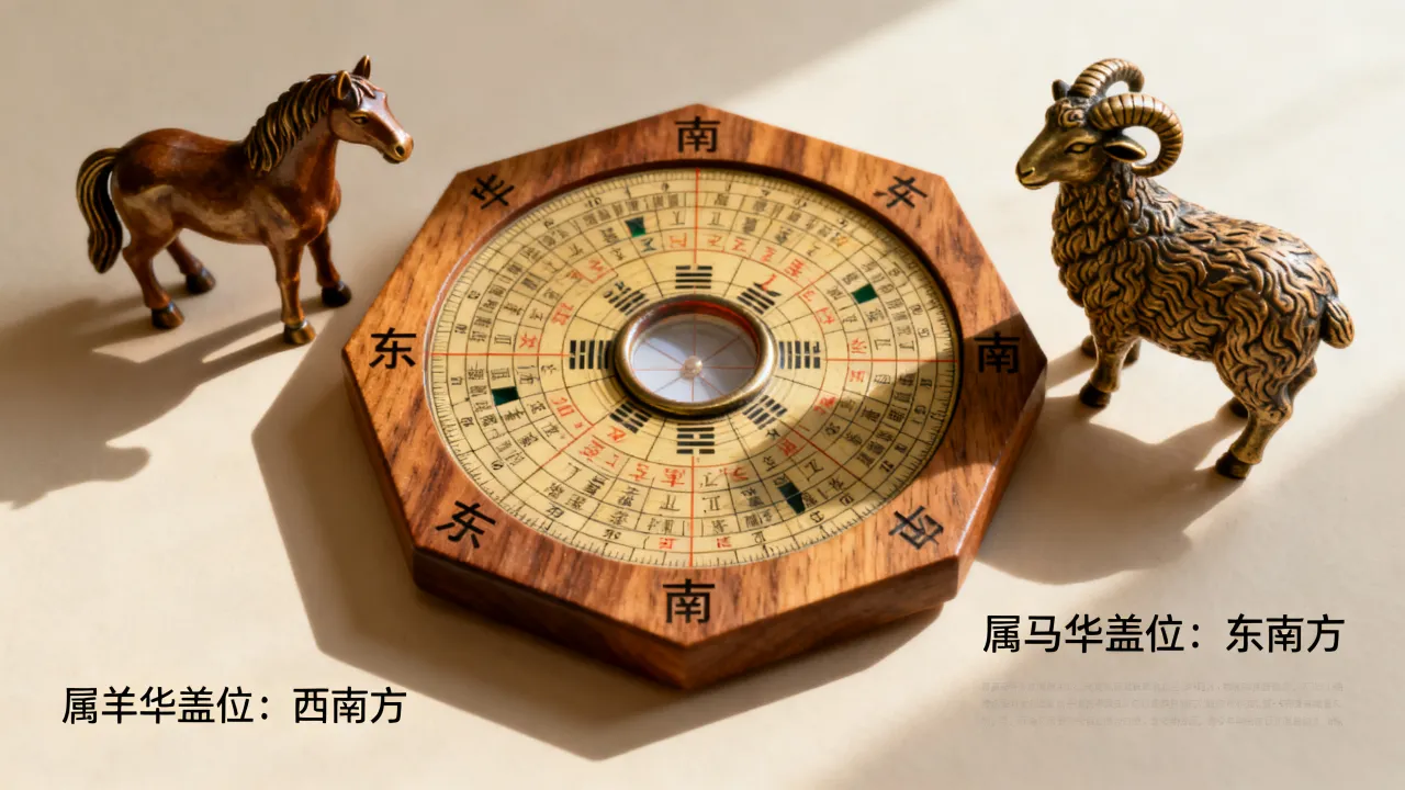 属马和属羊的华盖位在哪,属马属羊华盖位查询 属马和属羊的华盖位在哪,属马属羊华盖位查询