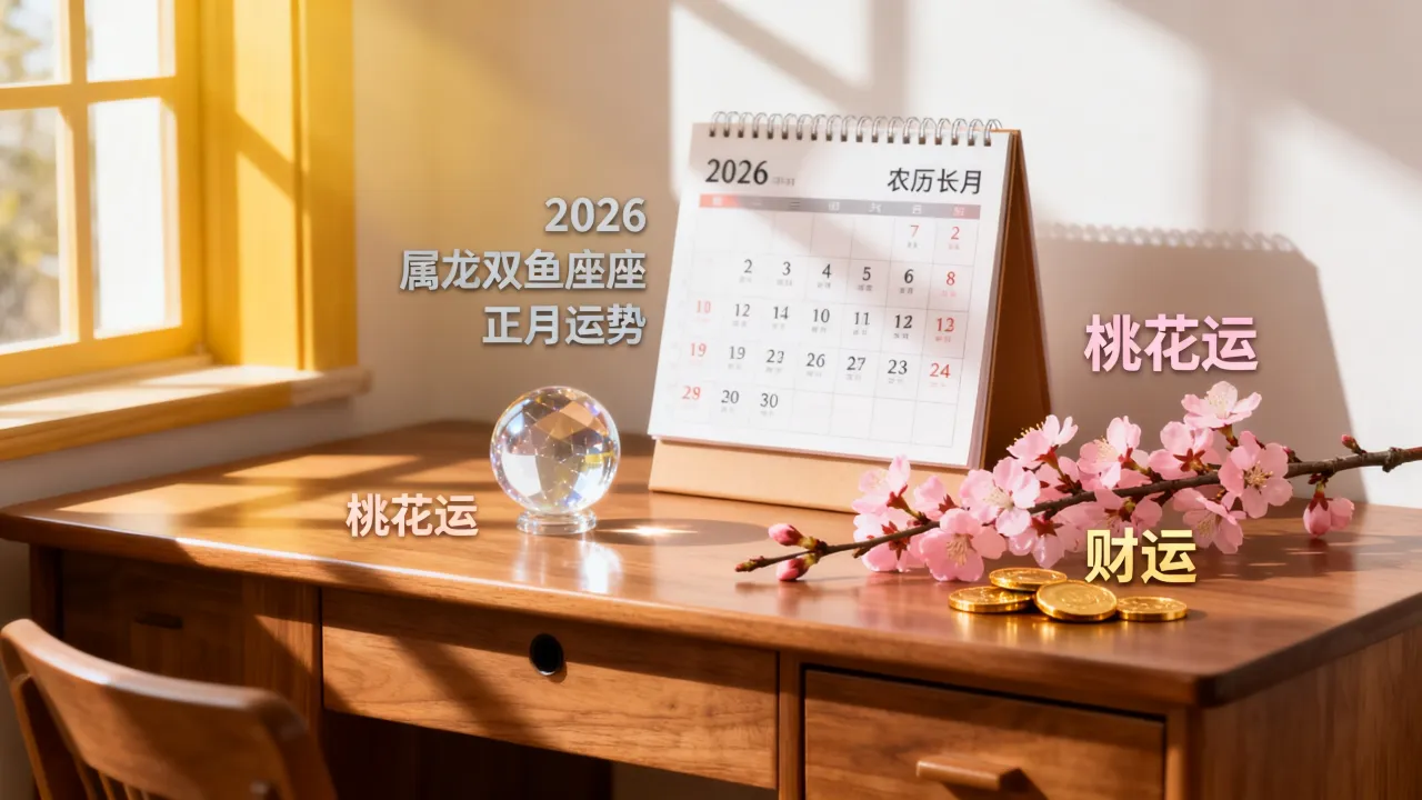 属龙双鱼座2026年农历正月运势如何?正月财运桃花运好不好? 属龙双鱼座2026年农历正月运势如何?正月财运桃花运好不好?
