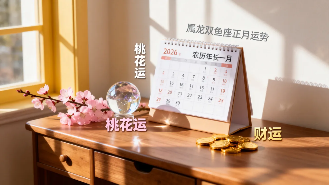 属龙双鱼座2026年农历正月运势如何?正月财运桃花运好不好? 属龙双鱼座2026年农历正月运势如何?正月财运桃花运好不好?