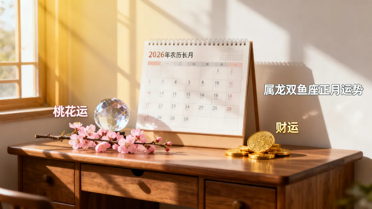 属龙双鱼座2026年农历正月运势如何?正月财运桃花运好不好? 属龙双鱼座2026年农历正月运势如何?正月财运桃花运好不好?