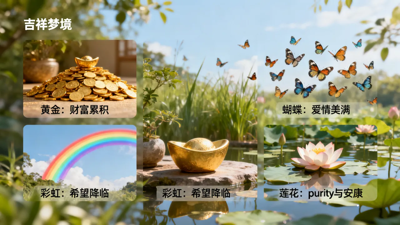 汇总吉祥的梦境有哪些，梦见这些情景预示什么好运？