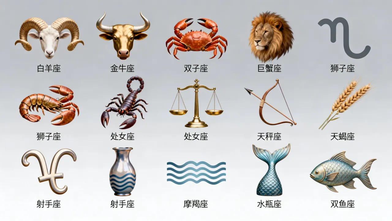十二星座资料大全图怎么看?星座图片大全高清 十二星座资料大全图怎么看?星座图片大全高清