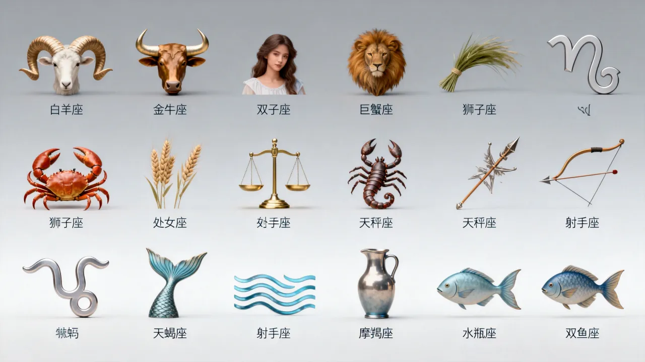十二星座资料大全图怎么看?星座图片大全高清 十二星座资料大全图怎么看?星座图片大全高清