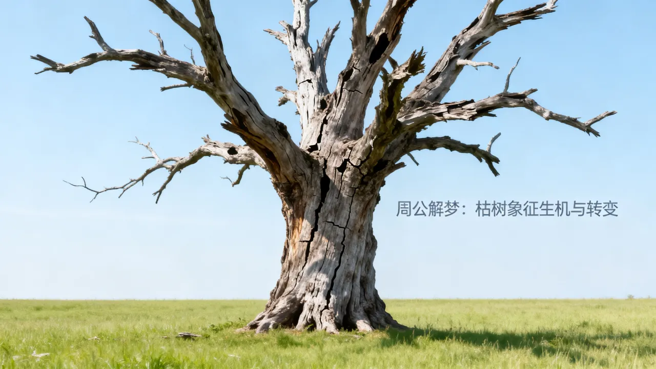 梦到大枯树啥意思,周公解梦梦见枯树吉凶预兆 梦到大枯树啥意思,周公解梦梦见枯树吉凶预兆