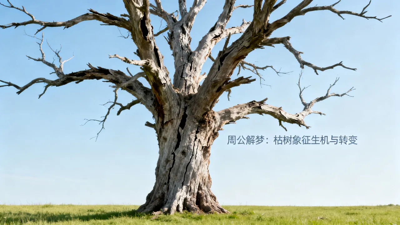 梦到大枯树啥意思,周公解梦梦见枯树吉凶预兆 梦到大枯树啥意思,周公解梦梦见枯树吉凶预兆