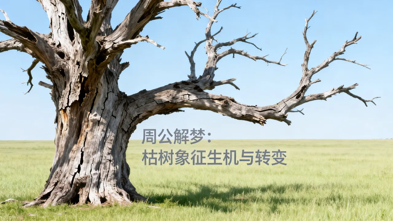 梦到大枯树啥意思,周公解梦梦见枯树吉凶预兆 梦到大枯树啥意思,周公解梦梦见枯树吉凶预兆
