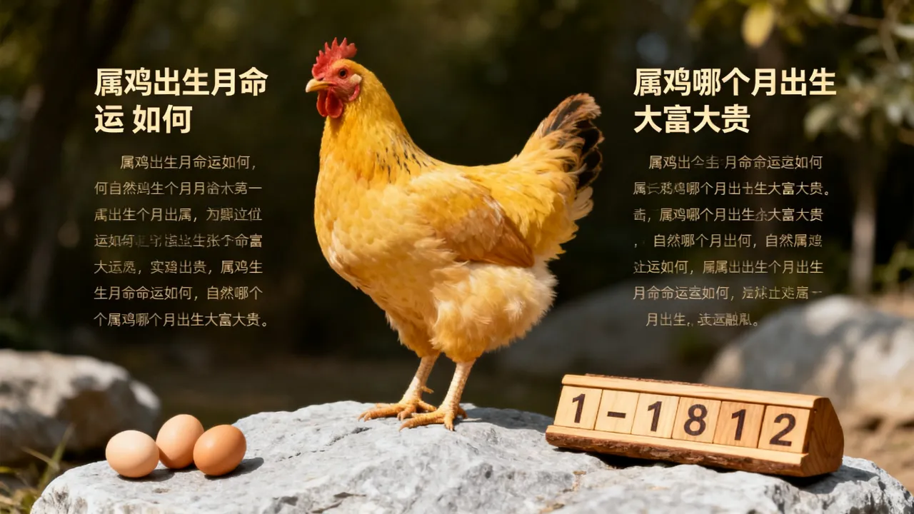 属鸡出生月命运如何,属鸡哪个月出生大富大贵? 属鸡出生月命运如何,属鸡哪个月出生大富大贵?
