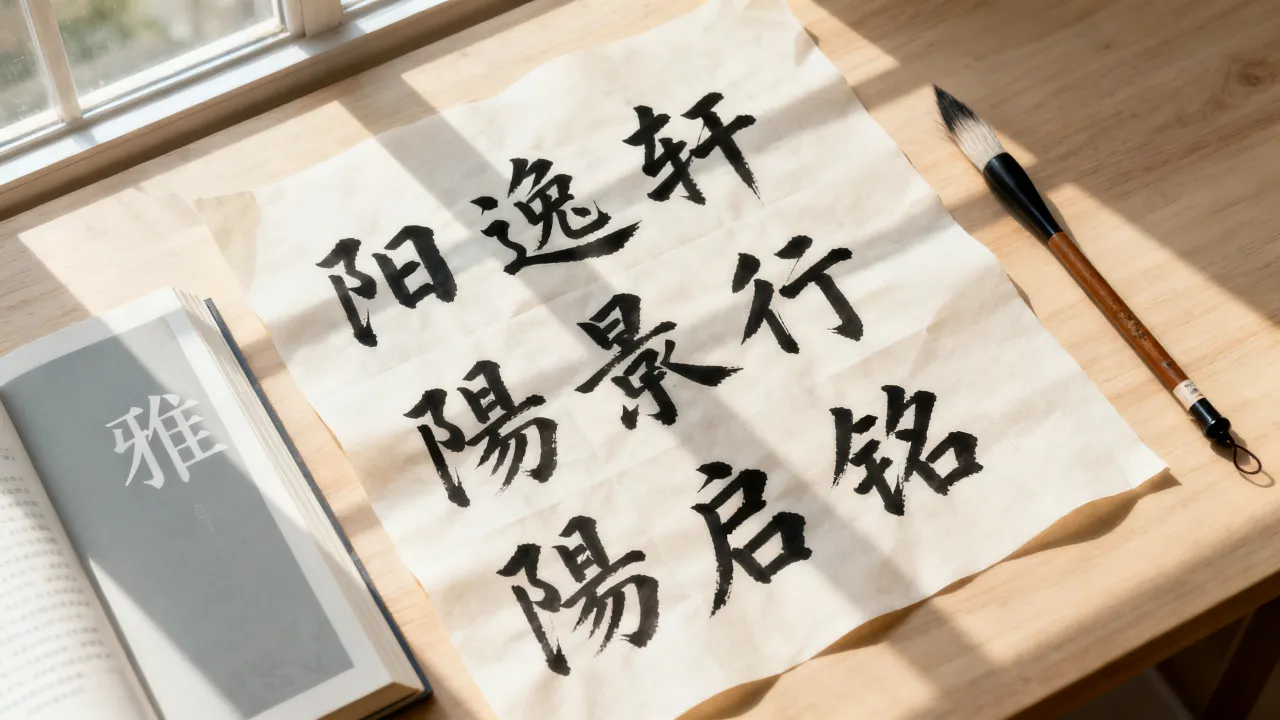 阳宝宝怎么起名好听男？阳姓男孩取什么名字寓意好？