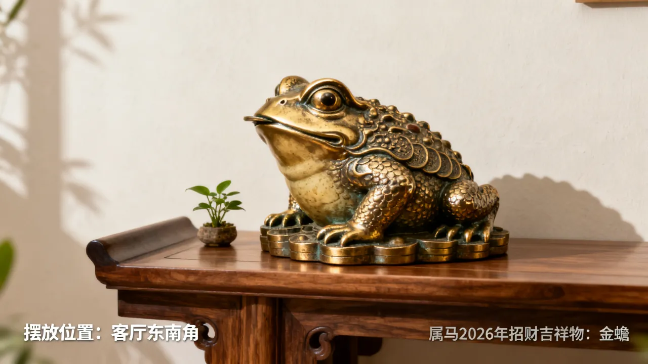属马2026年最招财的吉祥物是什么，如何摆放才能旺财？