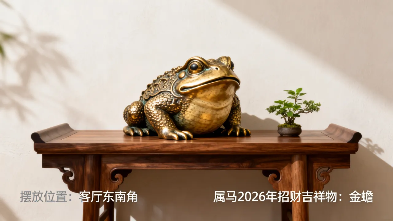 属马2026年最招财的吉祥物是什么，如何摆放才能旺财？
