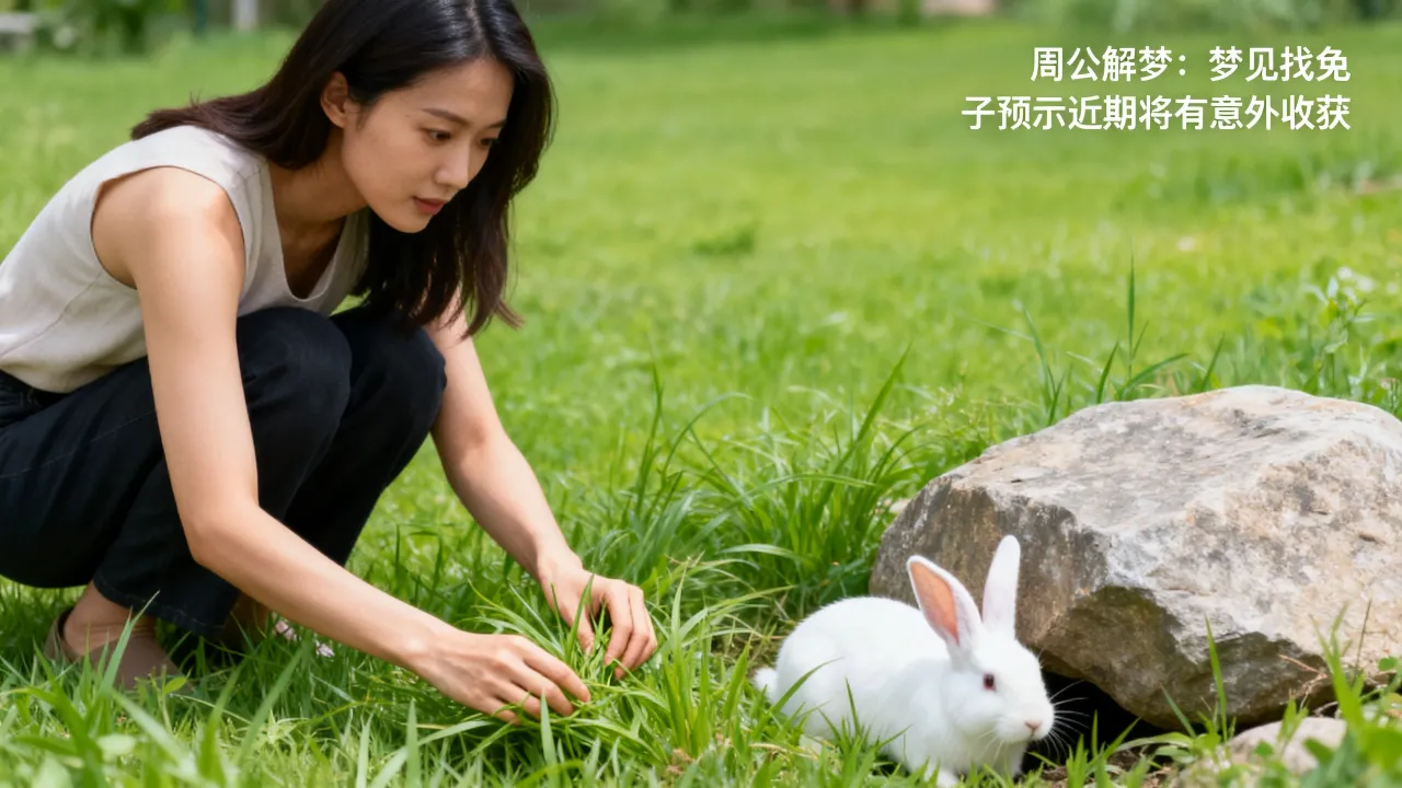 梦见找兔子有什么意义吗，周公解梦是什么预兆