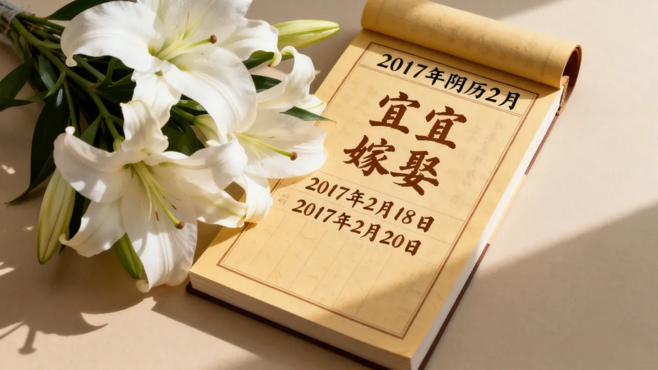 2017年阴历2月吉日有哪些，2017年阴历2月哪天适合结婚