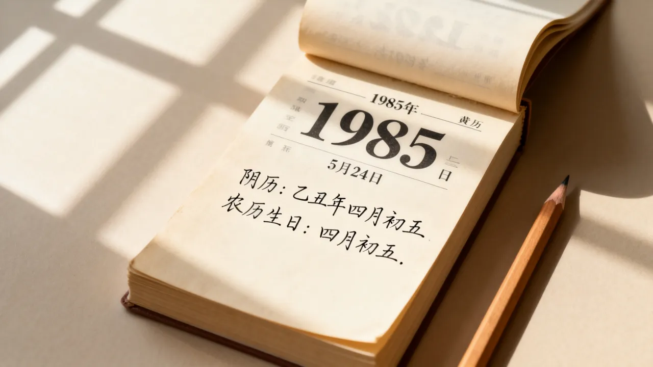 1985年5月24日阴历是多少,农历生日是几月几号? 1985年5月24日阴历是多少,农历生日是几月几号?