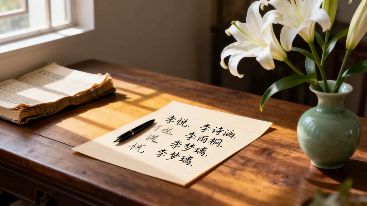 姓李的宝宝怎么起名女，李姓女孩取什么名字好