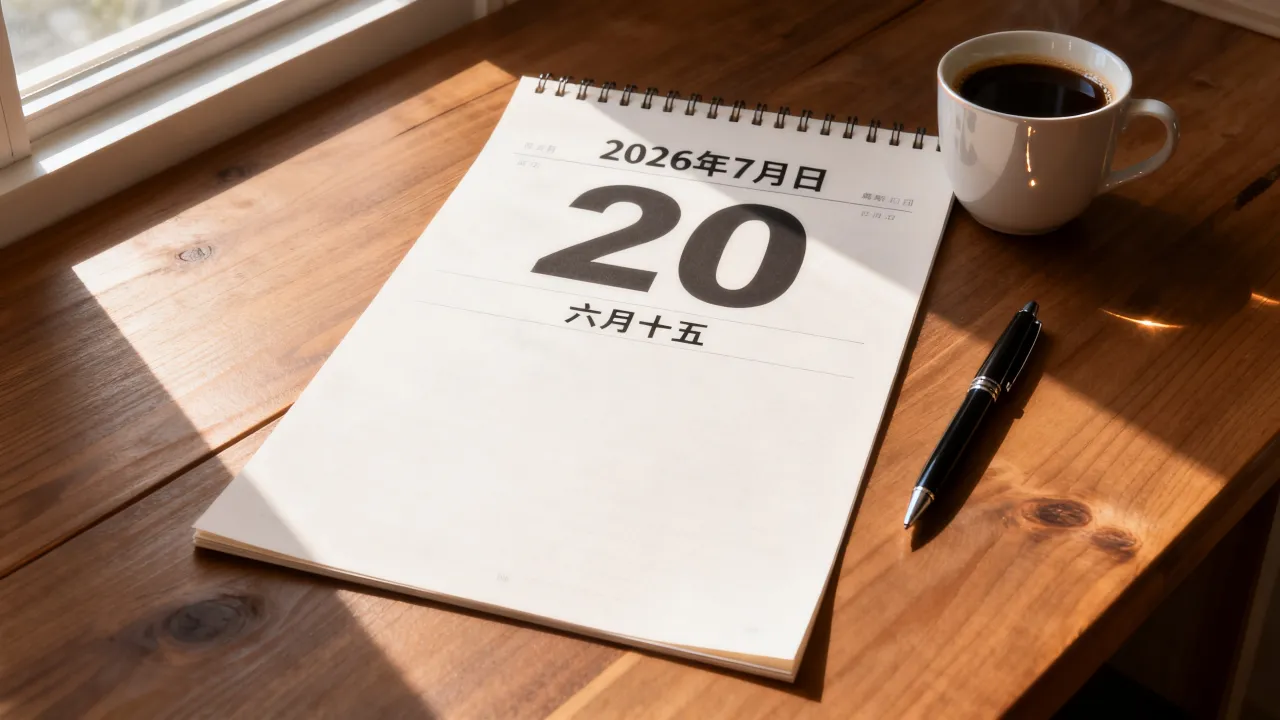 阳历7月20阴历是多少,2026年7月20日农历是几月初几? 阳历7月20阴历是多少,2026年7月20日农历是几月初几?