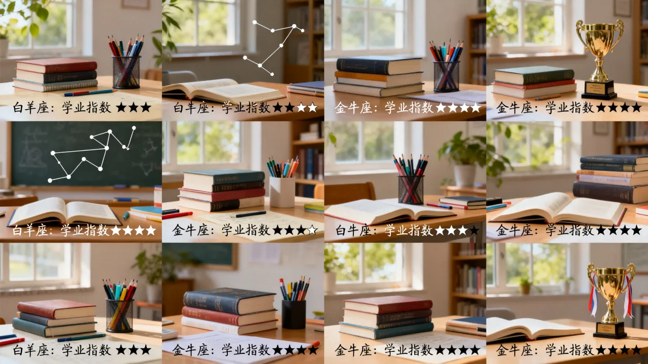 十二星座学业指数排名如何,哪个星座学业最旺? 十二星座学业指数排名如何,哪个星座学业最旺?