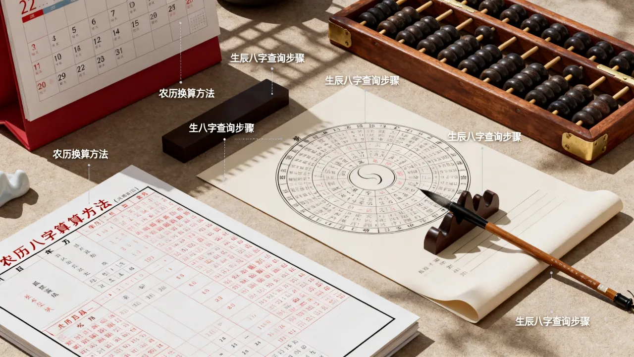 农历和阴历怎么算，农历生辰八字换算查询方法