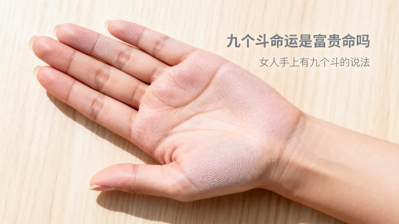 九个斗命运是富贵命吗,女人手上有九个斗有什么说法 九个斗命运是富贵命吗,女人手上有九个斗有什么说法