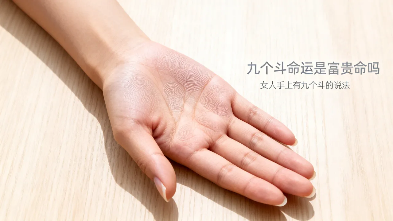 九个斗命运是富贵命吗,女人手上有九个斗有什么说法 九个斗命运是富贵命吗,女人手上有九个斗有什么说法
