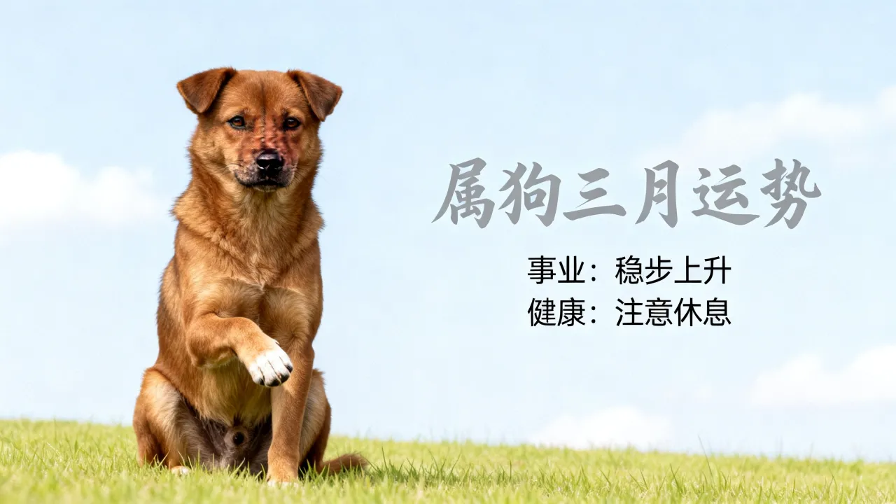 3月属狗命运如何，属狗人三月运势好不好？