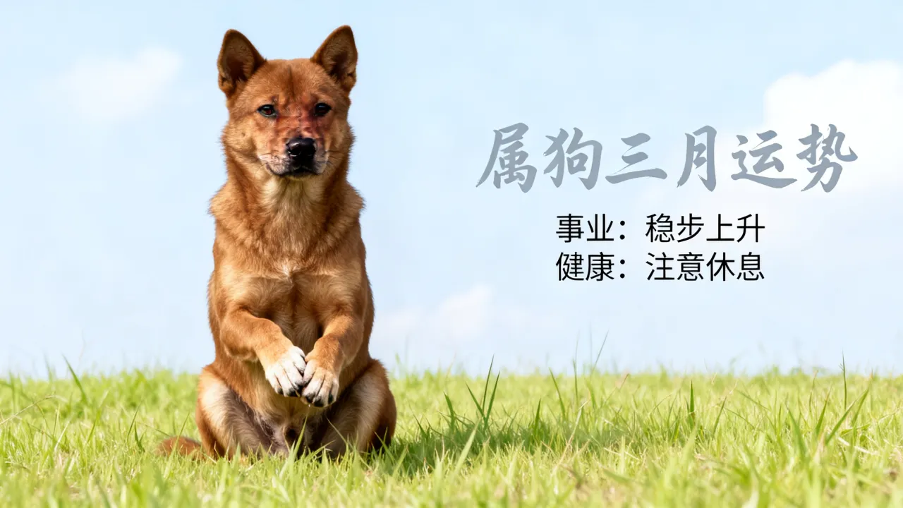 3月属狗命运如何，属狗人三月运势好不好？