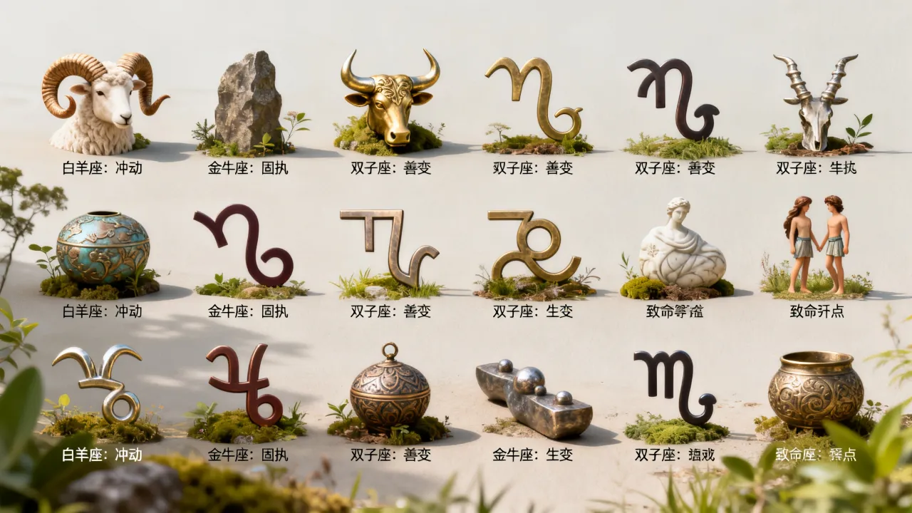 怎么抓到十二星座，十二星座的致命弱点有哪些？