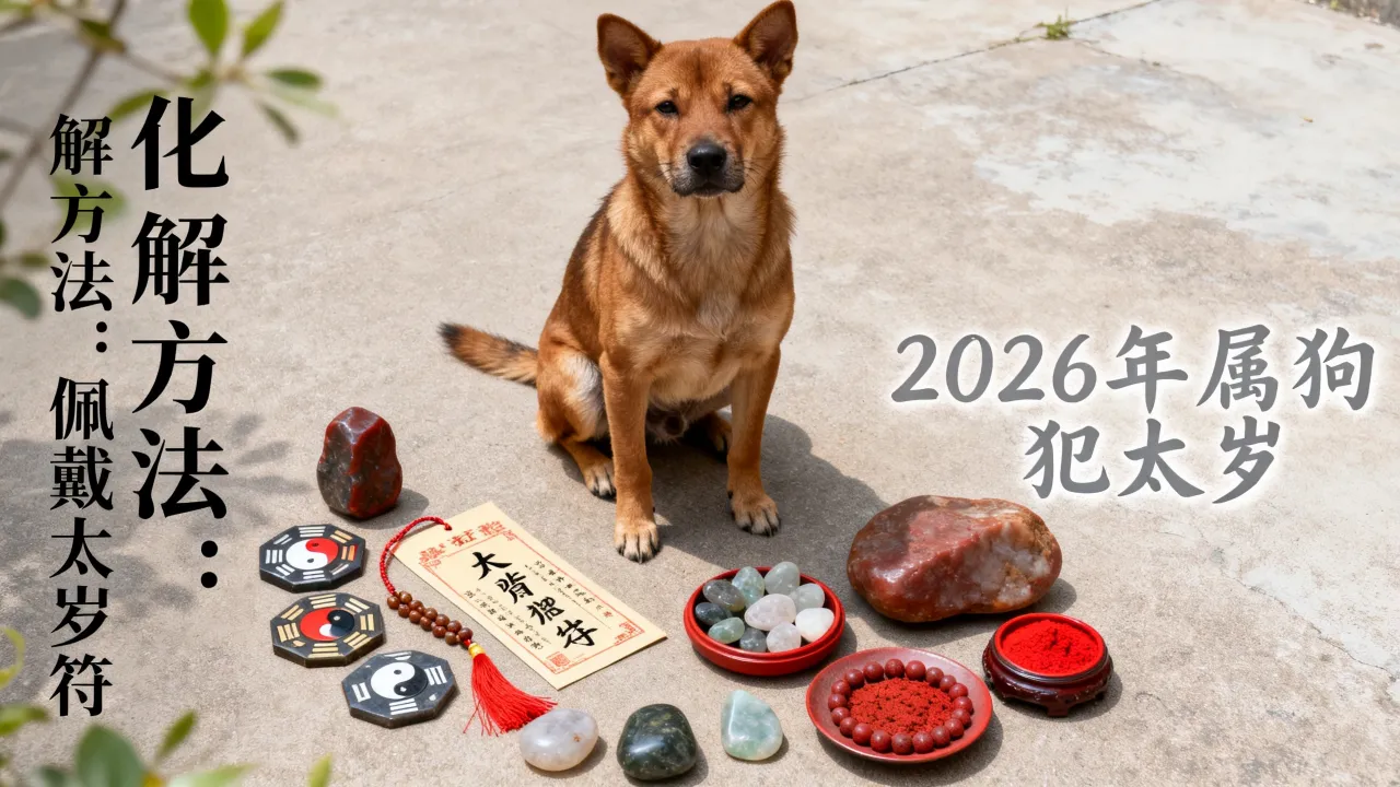2026年属狗犯太岁运势怎么样，属狗犯太岁怎么化解？