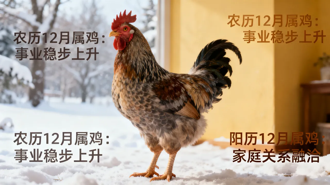属鸡农历12月出生命运如何，属鸡阳历12月生人运势好不好？