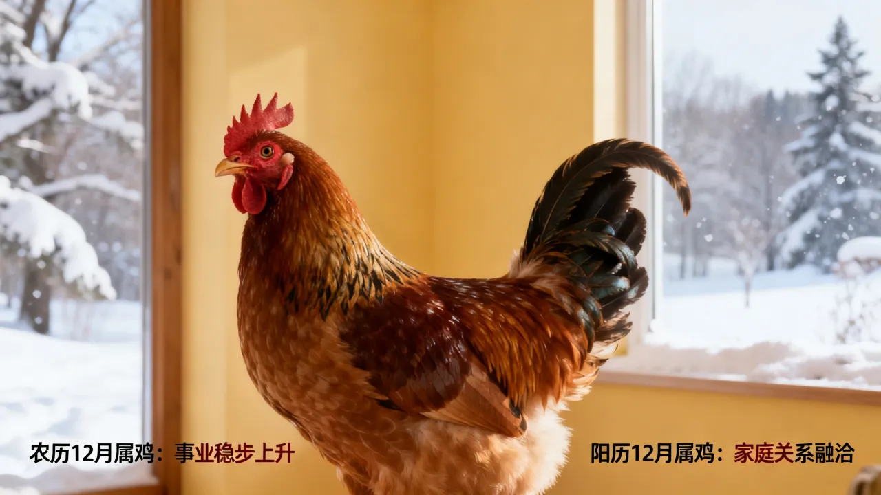 属鸡农历12月出生命运如何，属鸡阳历12月生人运势好不好？