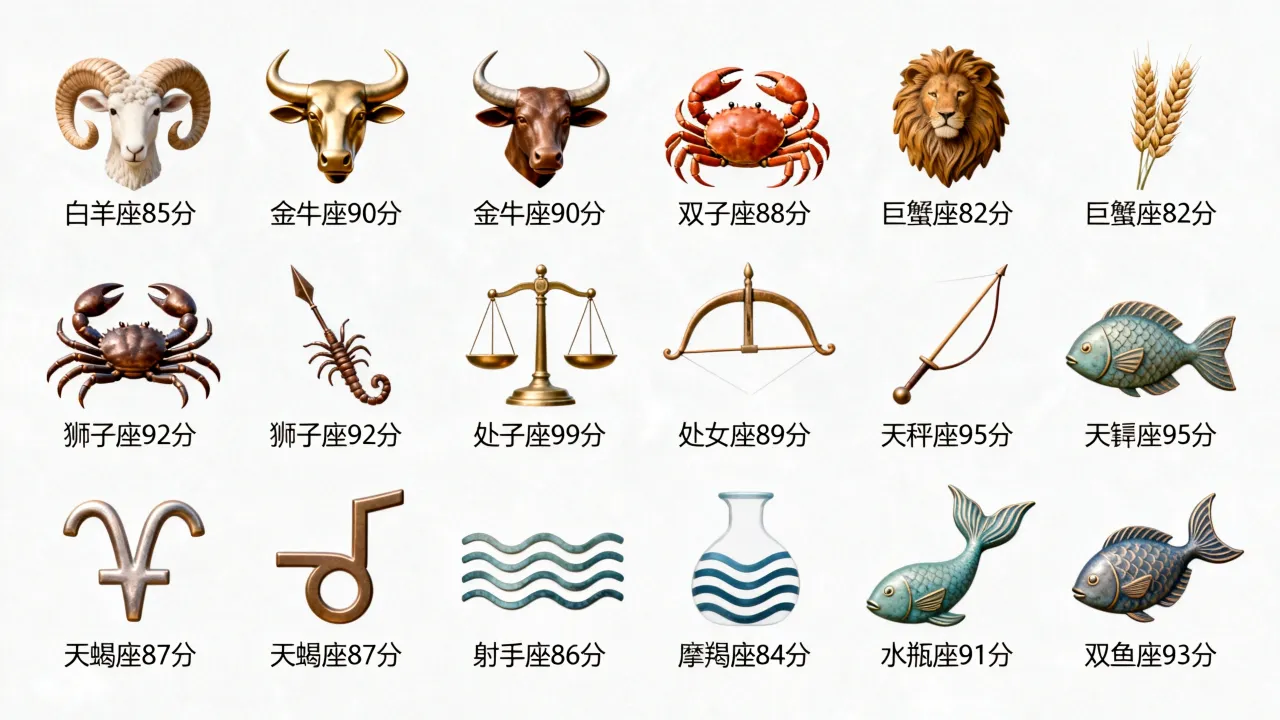 十二星座颜值打多少分，哪个星座最美最帅？