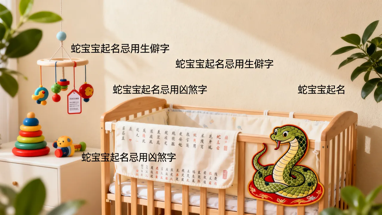蛇宝宝起名禁忌什么，蛇宝宝起名十大禁忌有哪些