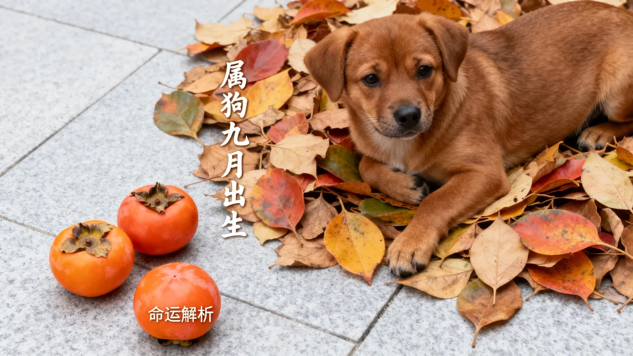 属狗九月出生命运如何，九月份出生的属狗人命运好不好？