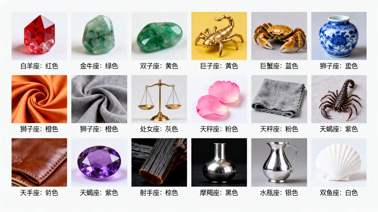 十二星座幸运色是什么颜色，哪个星座的幸运色最招财？