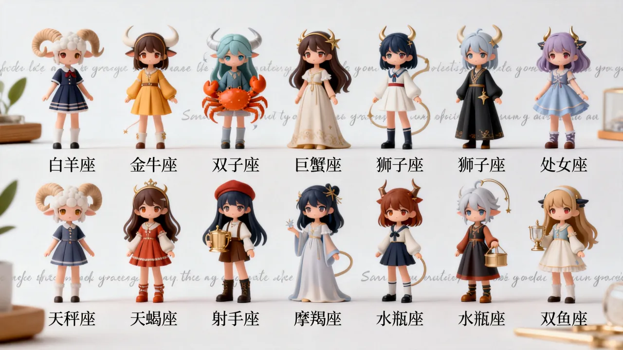 十二星座少女壁纸有哪些？十二星座少女壁纸高清唯美手机壁纸