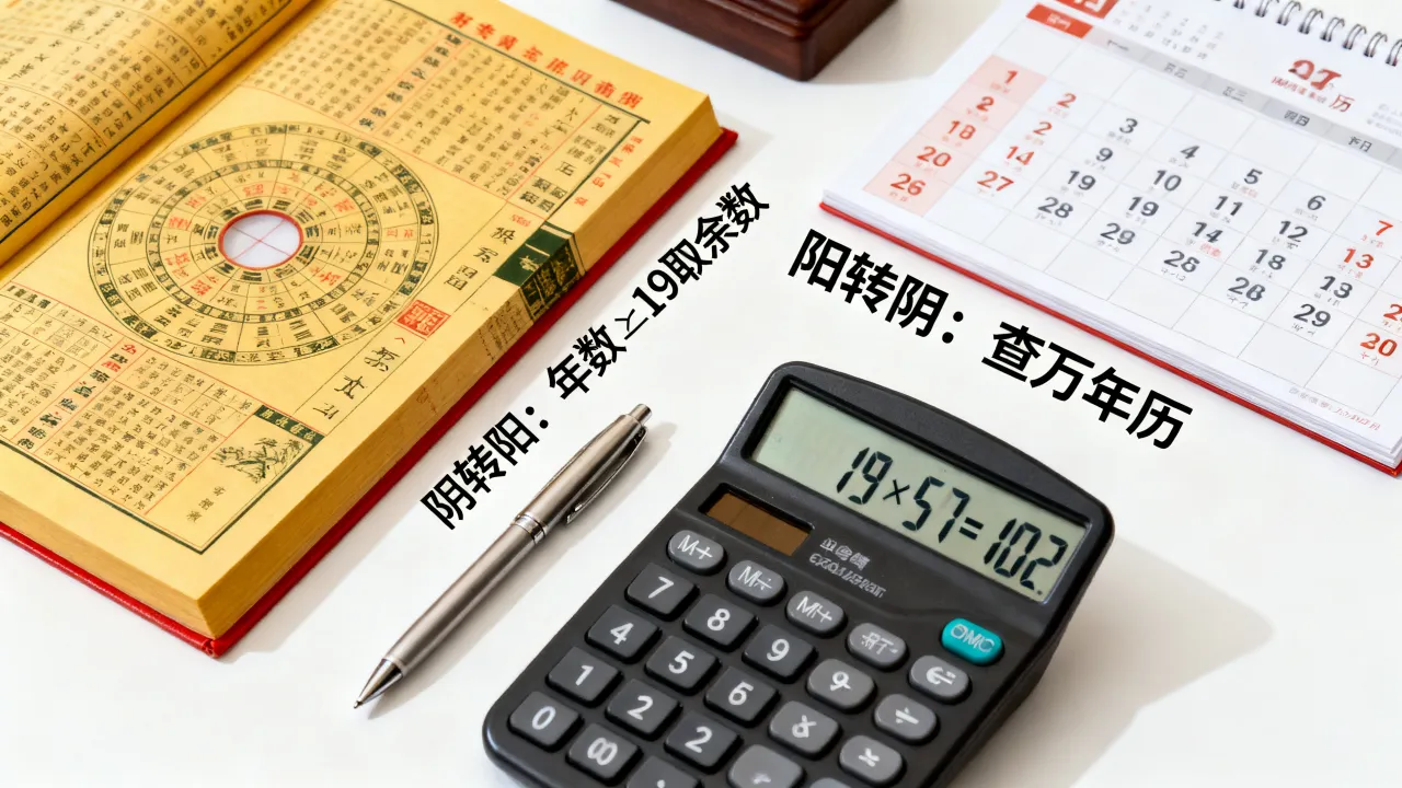 阴历阳历怎么转换推算?农历公历换算方法 阴历阳历怎么转换推算?农历公历换算方法
