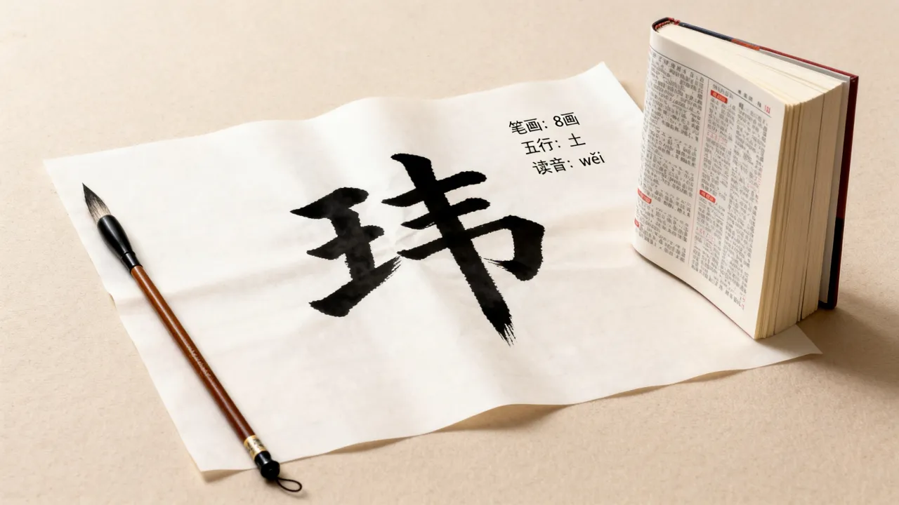 玮字笔画吉凶怎么读,玮字五行属性及读音详解 玮字笔画吉凶怎么读,玮字五行属性及读音详解